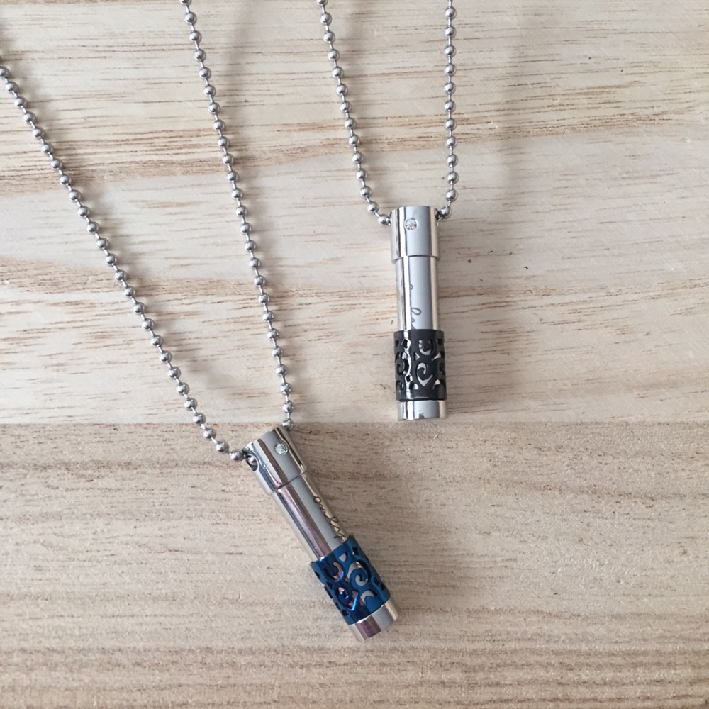 Only Love ash canister holder memorial necklace - Picture 3 of 7